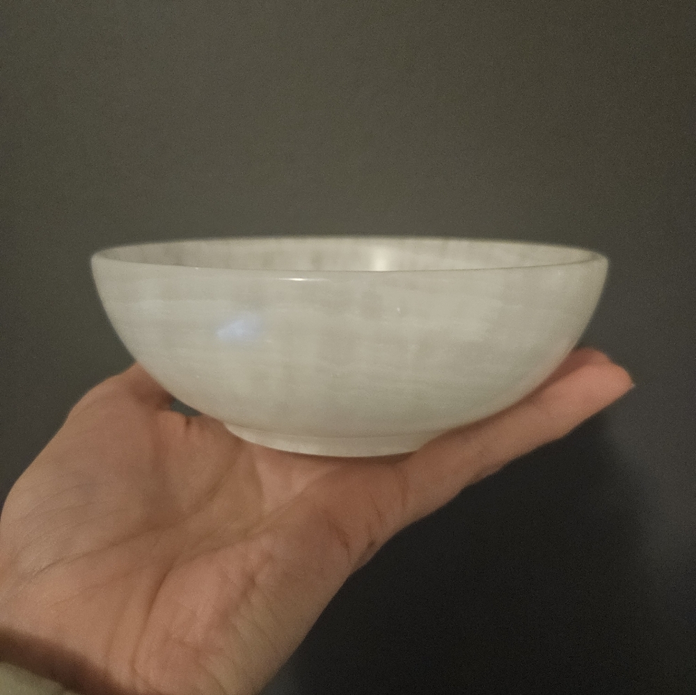 Natural Stone - Pink Mangano Dish - Picture 3 of 3